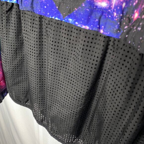 FILA Sport Long Sleeve Galaxy Mesh Zip Up Windbreaker Size Small Running Jacket - Picture 8 of 11